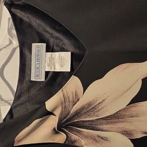 Evening dress by Jessica Howard.